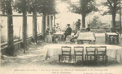 / CPA FRANCE 78 "Châteaufort, vue de la terrasse de l'hôtel de châteaufort et du touring club"