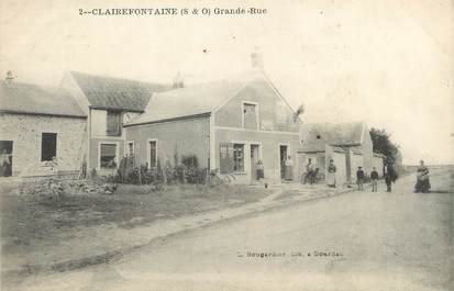 / CPA FRANCE 78 "Clairefontaine, grande rue"