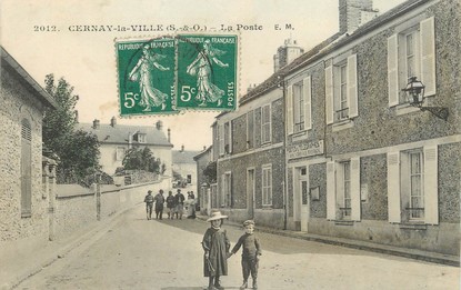 / CPA FRANCE 78 "Cernay la ville, la poste"