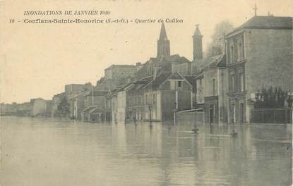 / CPA FRANCE 78 "Conflans Sainte Honorine, quartier de Caillon"