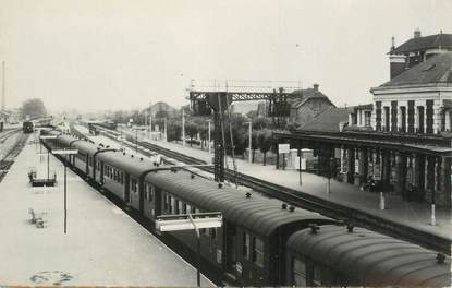 / CPSM FRANCE 78 "Conflans Sainte Honorine, la gare" / TRAIN