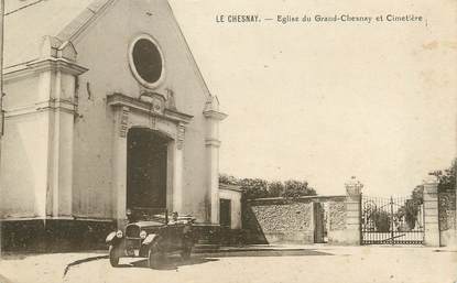 / CPA FRANCE 78 "Le Chesnay, église du Grand Chesnay et cimetière"