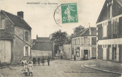 / CPA FRANCE 78 "Drocourt, le carrefour"