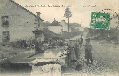 CPA FRANCE 25 "Randevillers, la Fontaine et le lavoir"