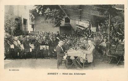 CPA FRANCE 74 "Annecy, Hotel des Allobroges"