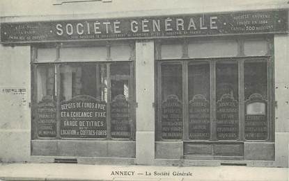 CPA FRANCE 74 "Annecy, Banque Société Générale"