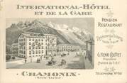 74 Haute Savoie CPA FRANCE 74 "Chamonix, Hotel International"