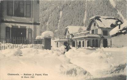 CPA FRANCE  74 "Chamonix, Maison J. Payot, 1907"