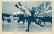 74 Haute Savoie CPA FRANCE  74 "Chamonix, champions du monde de patinage artistique"