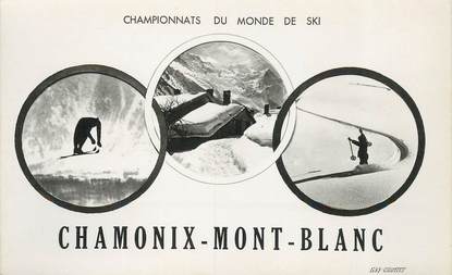 CPA FRANCE  74 "Chamonix, championnat du monde de ski"