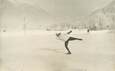 CARTE PHOTO FRANCE   74 "Chamonix Mont Blanc, patinage artistique"