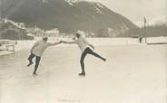 74 Haute Savoie CARTE PHOTO FRANCE   74 "Chamonix Mont Blanc, patinage artistique "