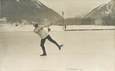 CARTE PHOTO FRANCE   74 "Chamonix Mont Blanc, patinage artistique " 