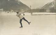 74 Haute Savoie CARTE PHOTO FRANCE   74 "Chamonix Mont Blanc, patinage artistique " 