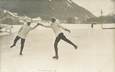 CARTE PHOTO FRANCE   74  "Chamonix Mont Blanc, patinage artistique " 