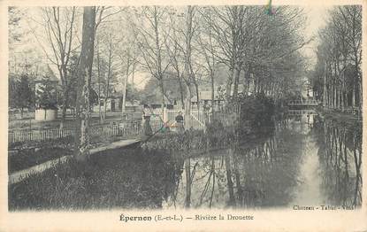 CPA FRANCE 28 "Epernon, la rivière la Drouette"