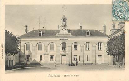 CPA FRANCE 28 "Epernon, l'Hotel de ville"