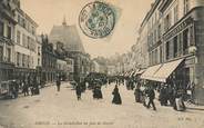 28 Eure Et Loir CPA FRANCE 28 "Dreux, la grande rue un jour de marché"