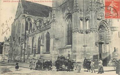 CPA FRANCE 28 "Dreux, l'Eglise Saint Pierre"