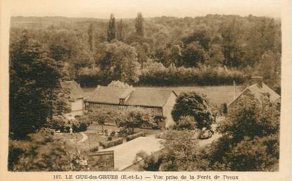 CPA FRANCE 28 "Le Gué des Grues, lvue prise de la Forêt de Dreux"