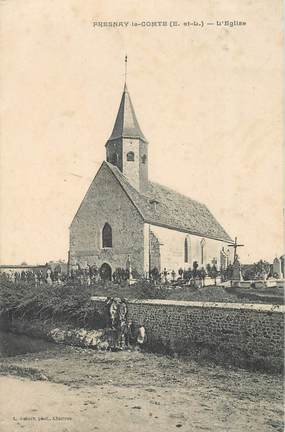 CPA FRANCE 28 "Fresnay le Comte, l'Eglise"