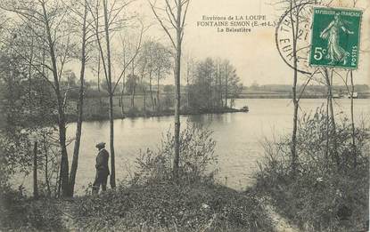 CPA FRANCE 28 "Env. de la Loupe, Fontaine Simon, la Balastière"