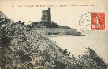 CPA FRANCE 50 "Saint Vaast la Hougue, Côte de la Porte aux Dames"