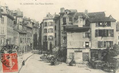 / CPA FRANCE 87 "Limoges, les vieux quartiers"