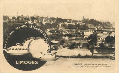 / CPA FRANCE 87 "Limoges, vue générale de la ville"