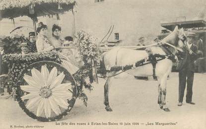 CPA FRANCE 74 "Evian les Bains, la Fête des Roses, 19 juin 1904"