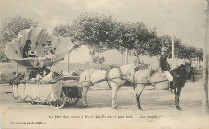 CPA FRANCE 74 "Evian les Bains,  la Fête des Roses, 19 juin 1904"
