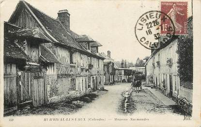 CPA FRANCE 14 "Hermival les Vaux, maisons normandes"