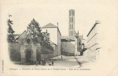 / CPA FRANCE 87 "Limoges, chapelle de Notre Dame de la Préservation"