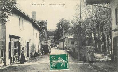 CPA FRANCE 74 "Héry sur Alby, intérieur du village"