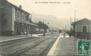 74 Haute Savoie CPA FRANCE 74 "Faverges, la gare" / TRAIN
