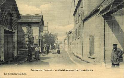 / CPA FRANCE 78 "Dennemont, hôtel restaurant du vieux moulin "