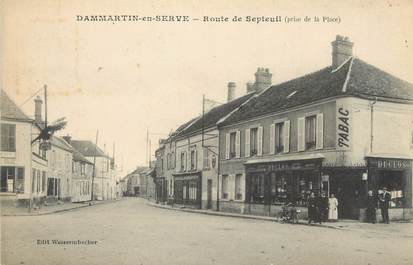 / CPA FRANCE 78 "Dammartin en Serve, route de Septeuil "
