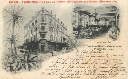 CPA FRANCE 74 "Saint Gervais les Bains, Hotel Terminus"