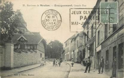 / CPA FRANCE 78 "Evecquemont, le grande rue"