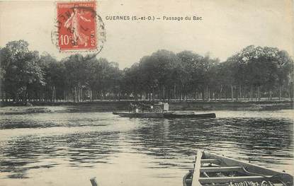 / CPA FRANCE 78 "Guerne, passage du bac"