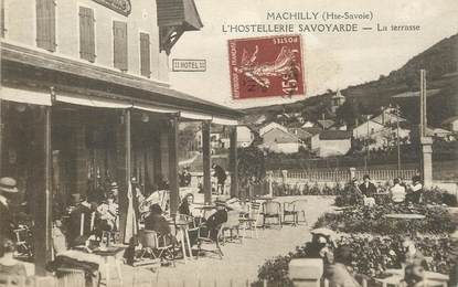 CPA FRANCE 74 "Machilly, Hostellerie savoyarde, la Terrasse"