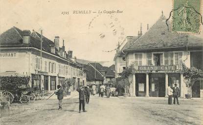 CPA FRANCE 74 "Rumilly, la grande rue"