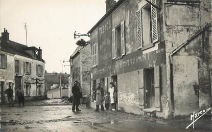 / CPSM FRANCE 78 "Guitrancourt, le tabac et le rendez vous des chasseurs"