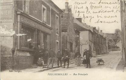 / CPA FRANCE 78 "Feucherolles, rue principale"