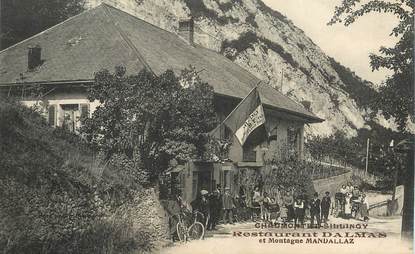 CPA FRANCE 74 "Chaumontet Sillingy, Restaurant Dalmas"