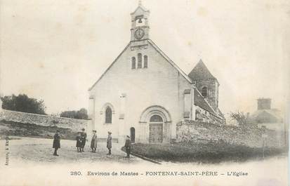 / CPA FRANCE 78 "Fontenay Saint Père, l'église"