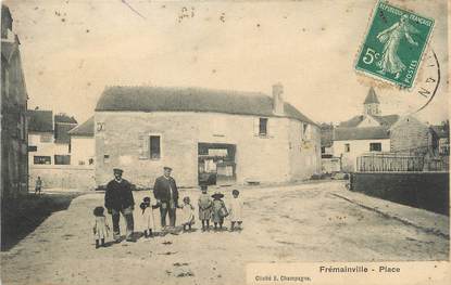 / CPA FRANCE 78 "Frémainville, place"