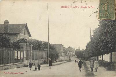 / CPA FRANCE 78 "Gloton, entrée du pays"