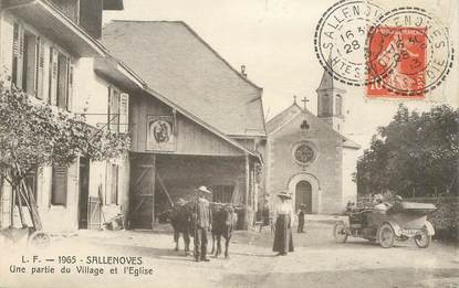 CPA FRANCE 74 "Sallenoves, le village"