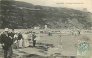 50 Manche CPA FRANCE 50 "Carteret, la plage à l'heure du bain"